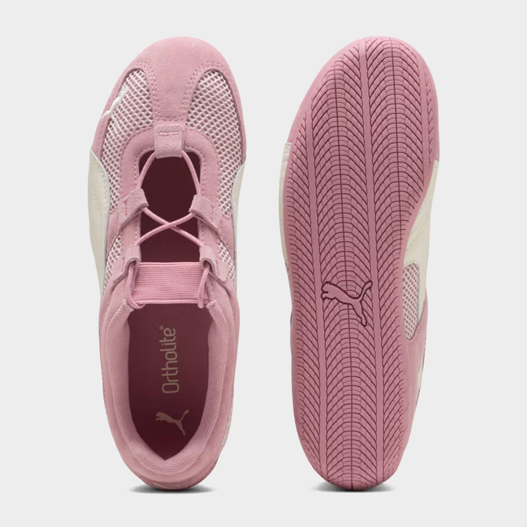 SUEDE SNEAKERS GO (POISED PINK/WARM WHITE)