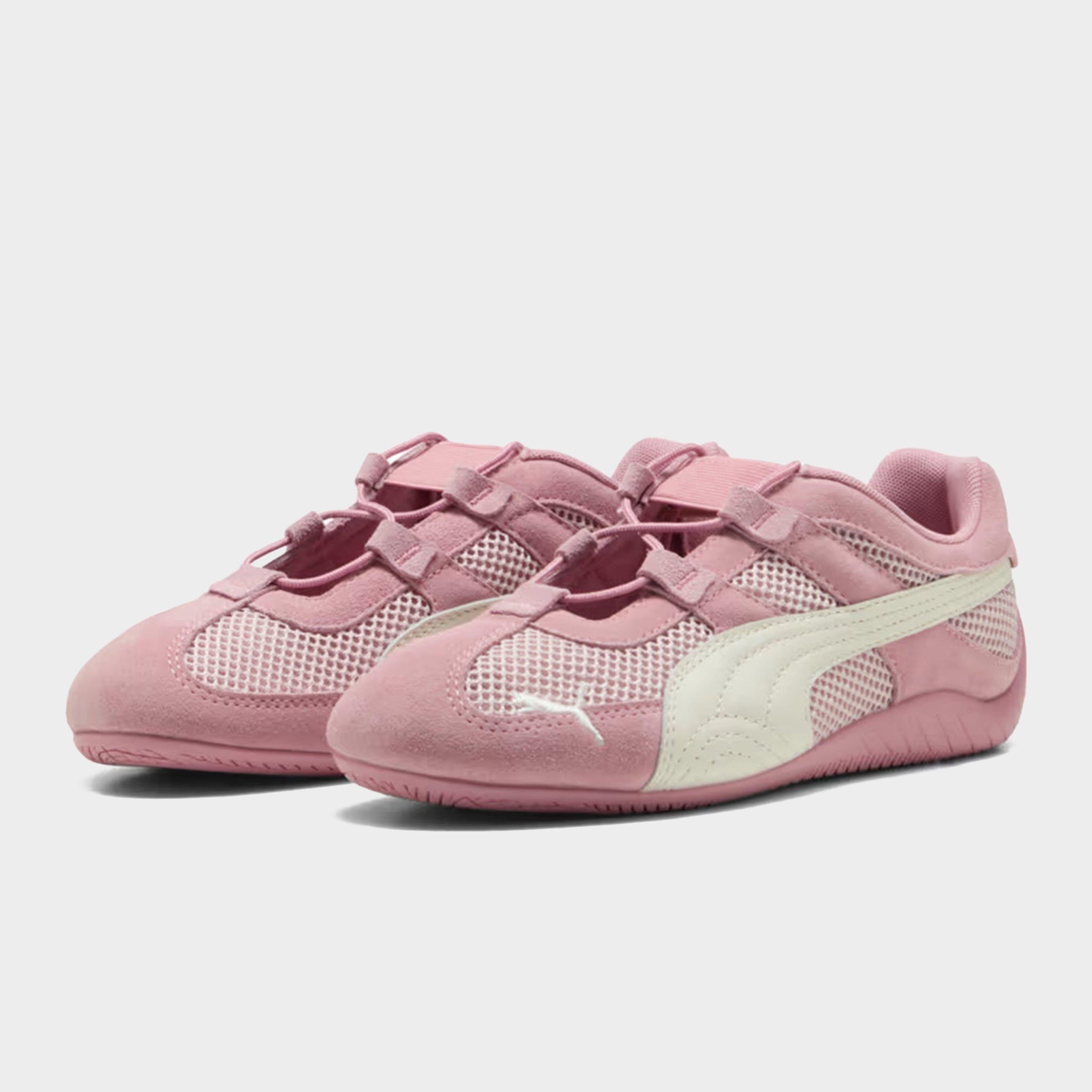 SUEDE SNEAKERS GO (POISED PINK/WARM WHITE)