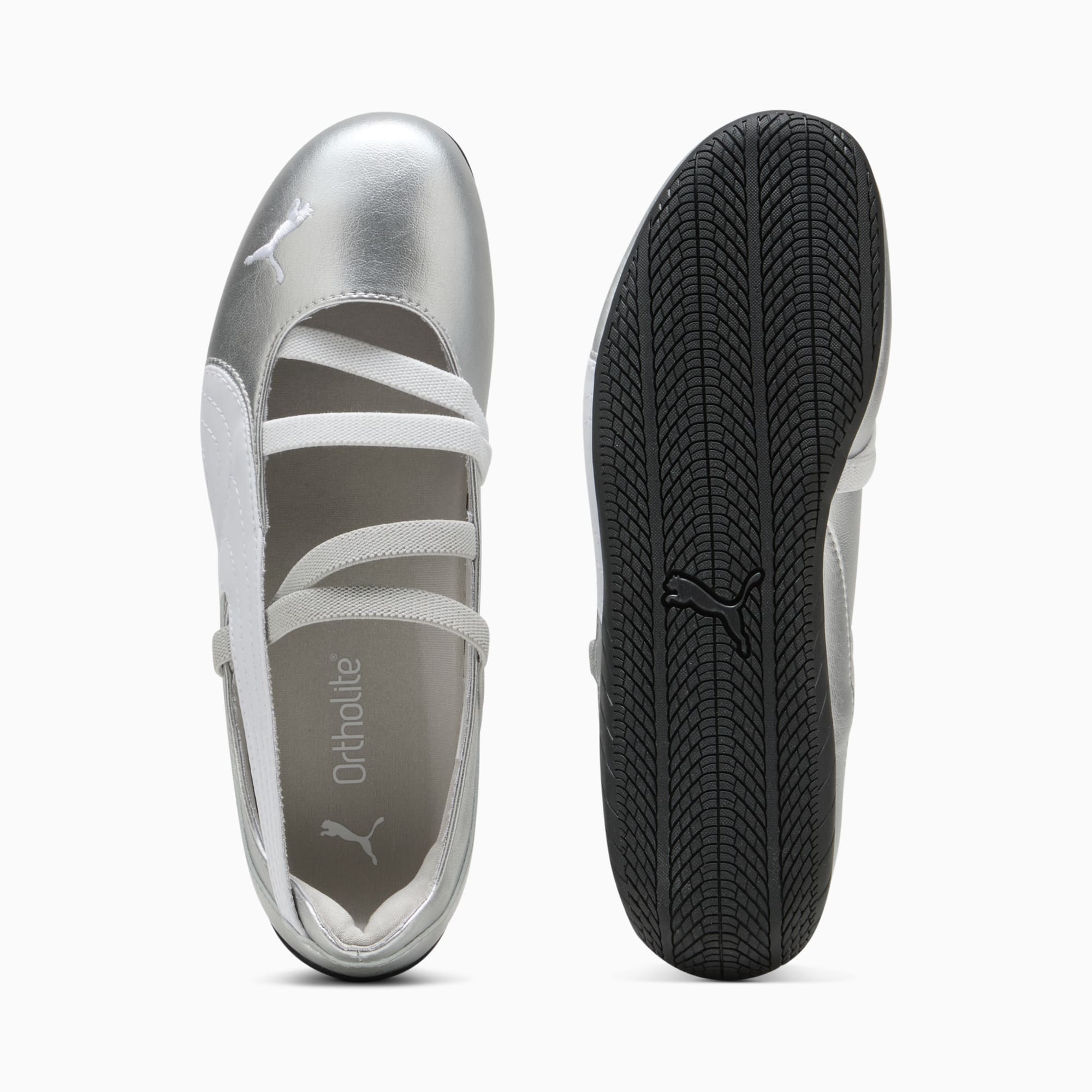 METALLIC BALLET (SILVER)