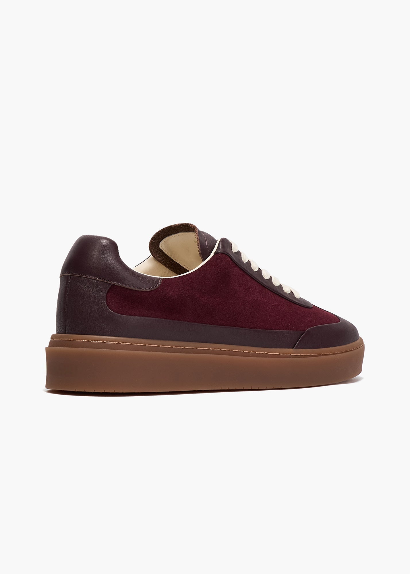 Casual Sneakers Low (Maroon)