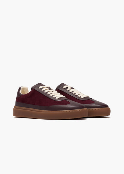 Casual Sneakers Low (Maroon)