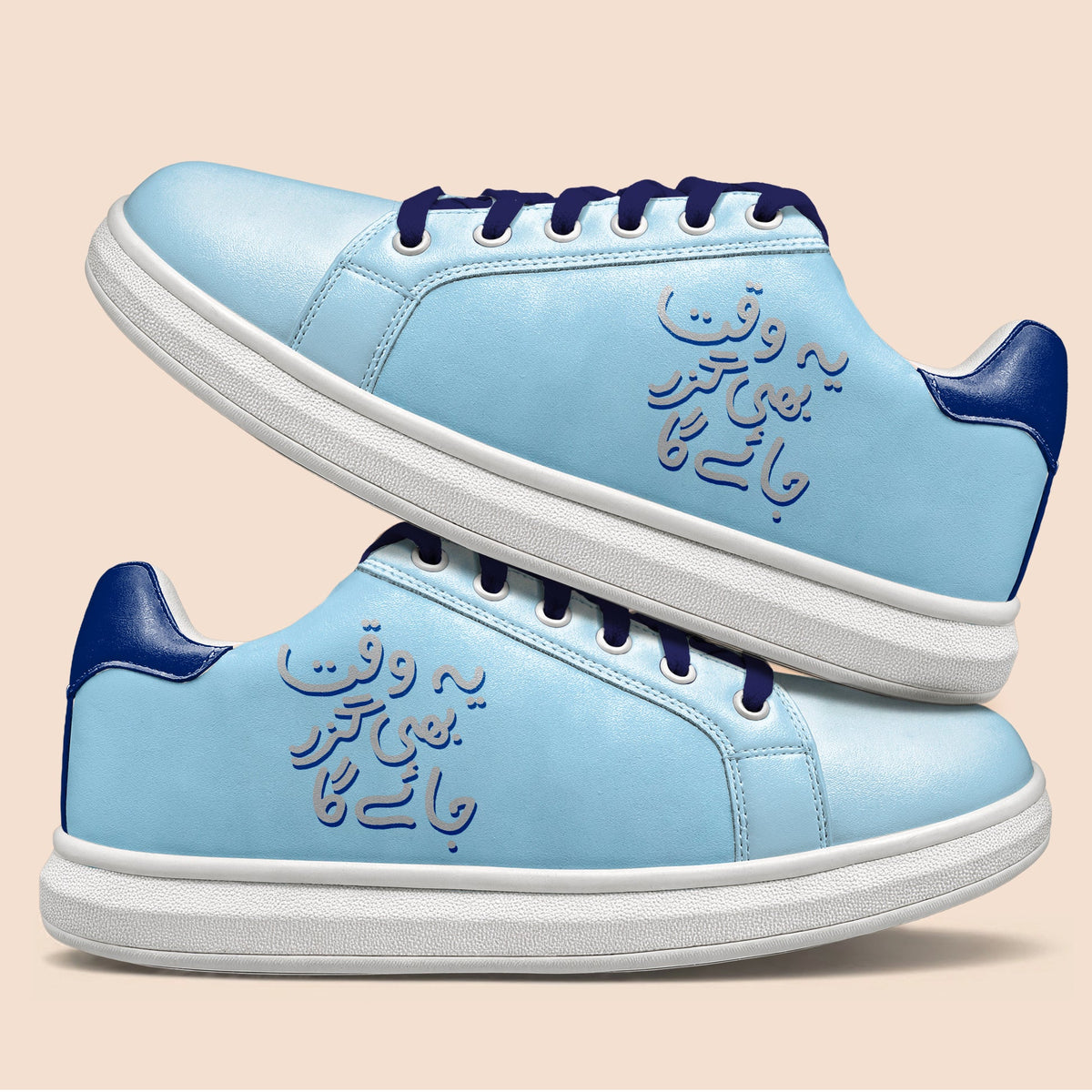 SUEDE SNEAKERS (TEAM LIGHT BLUE/CLUB NAVY)