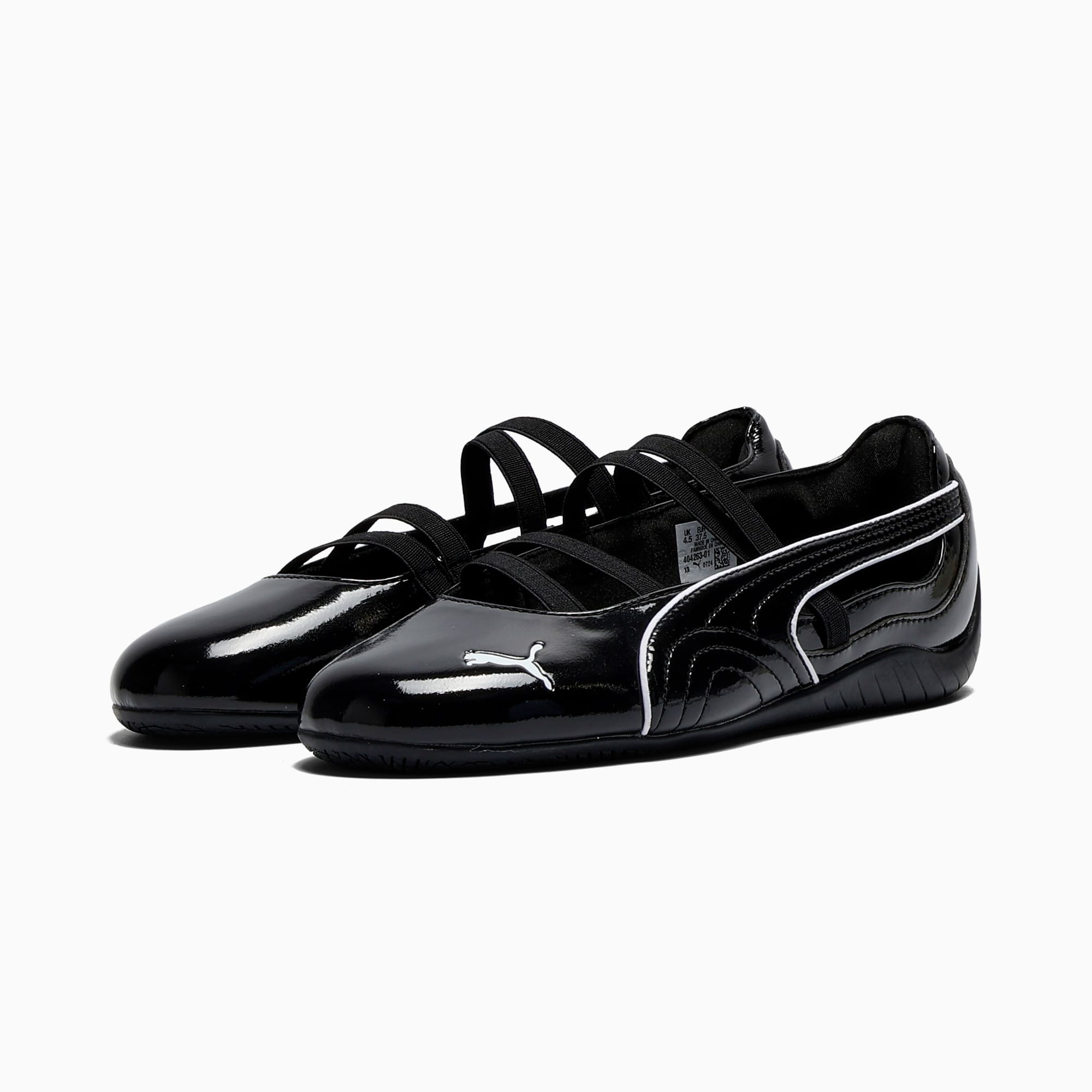 GLOSSY BALLET SNEAKERS (PUMA BLACK)