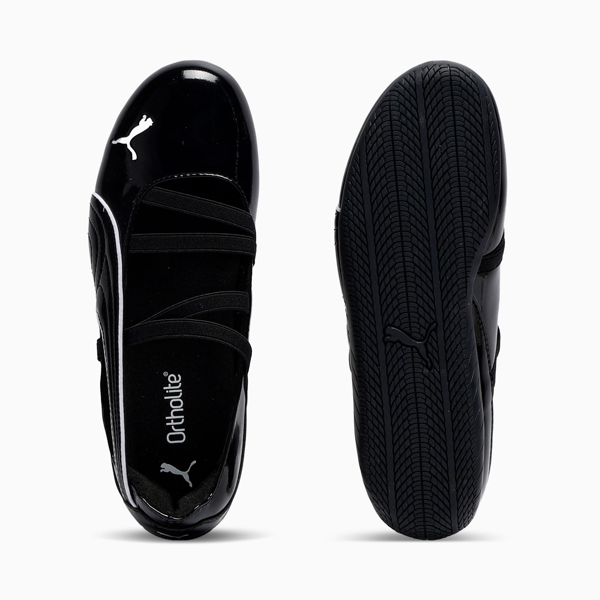 GLOSSY BALLET SNEAKERS (PUMA BLACK)