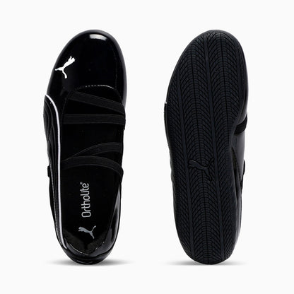 GLOSSY BALLET SNEAKERS (PUMA BLACK)