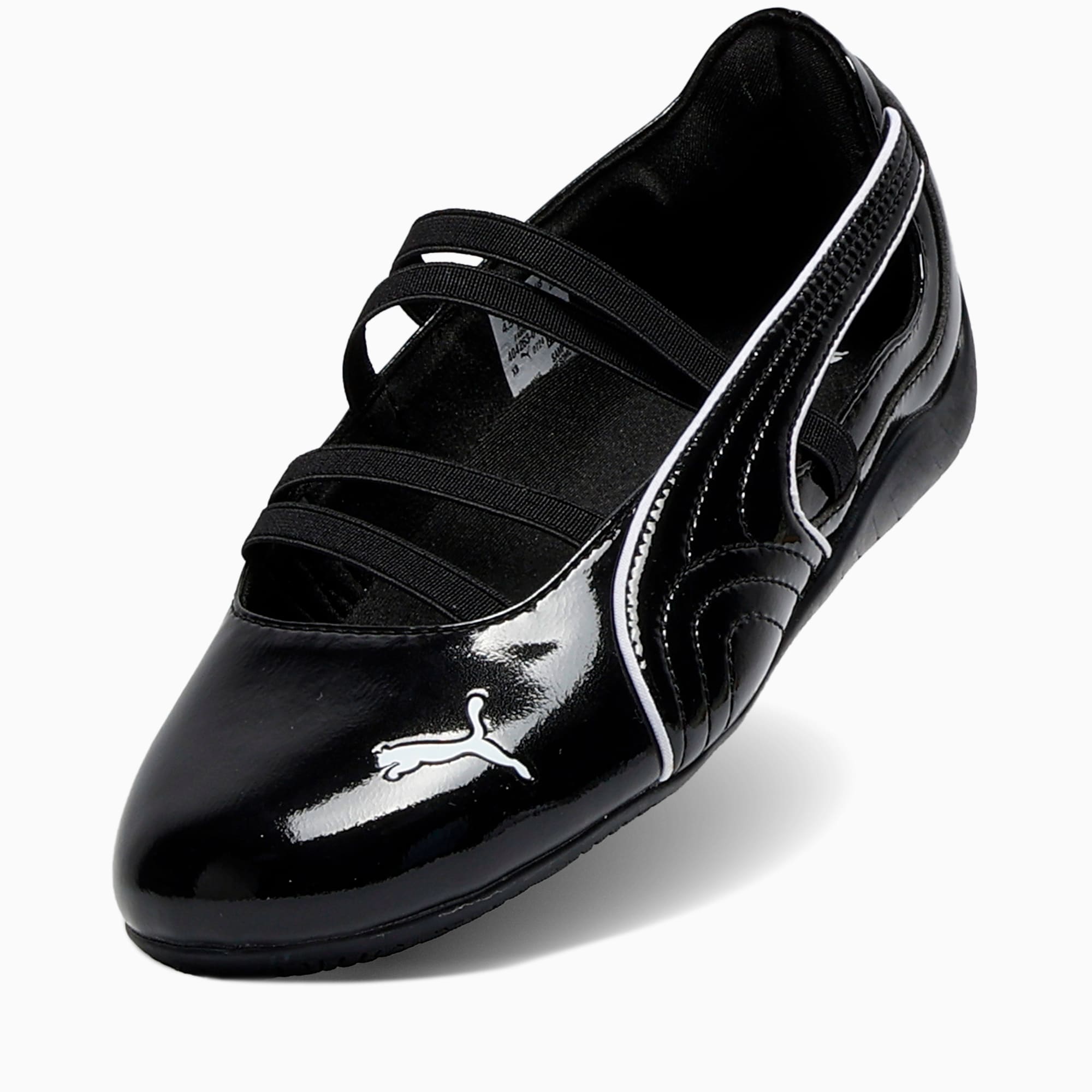 GLOSSY BALLET SNEAKERS (PUMA BLACK)