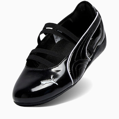GLOSSY BALLET SNEAKERS (PUMA BLACK)