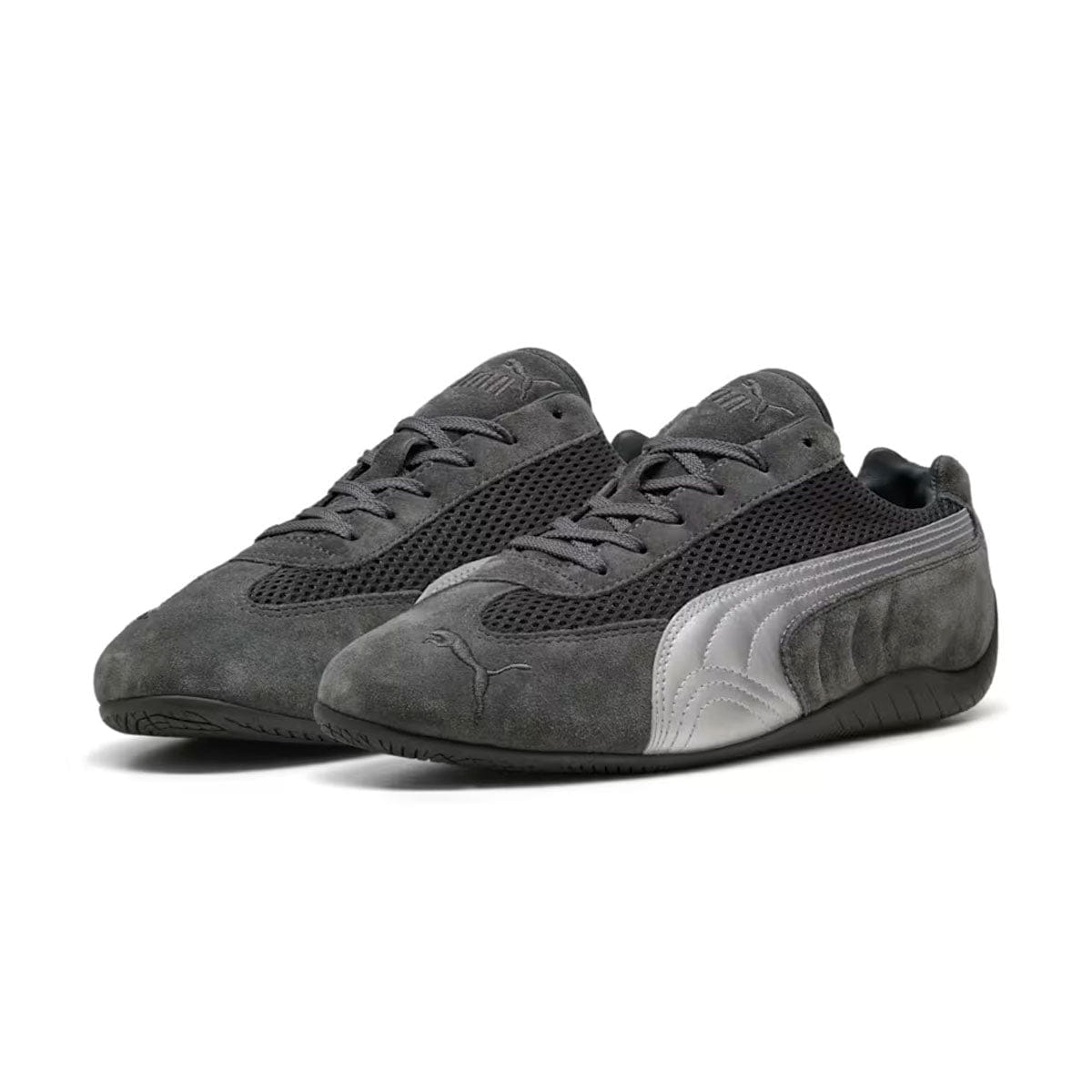 SUEDE SNEAKERS (SHADOW GREY/MATTE SILVER)