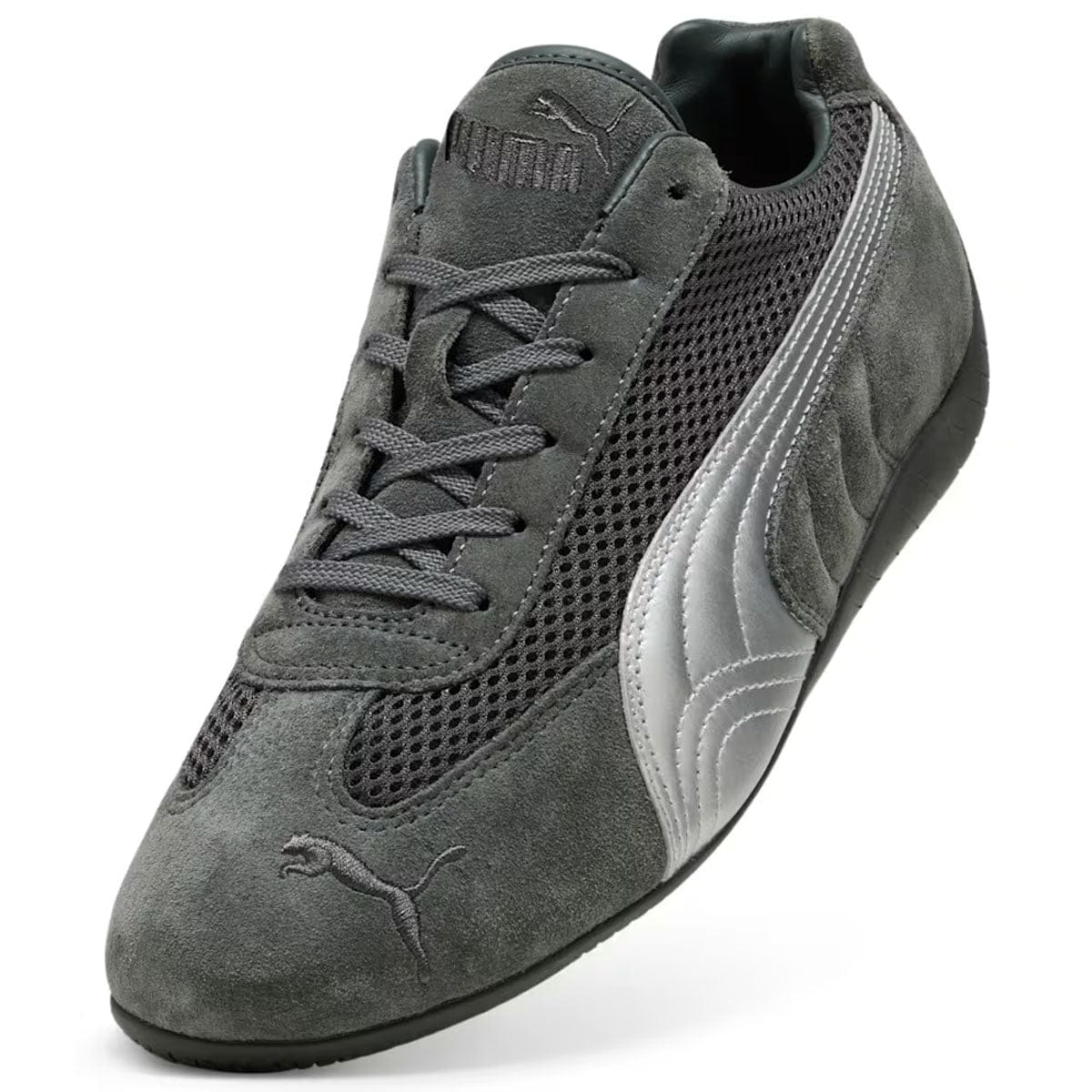 SUEDE SNEAKERS (SHADOW GREY/MATTE SILVER)