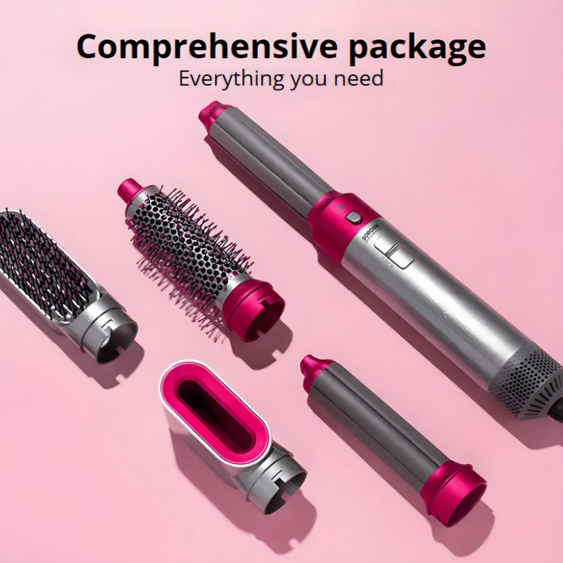 Sorose 5 in 1 Hairstyler Pro (Free Premium Leather Case)