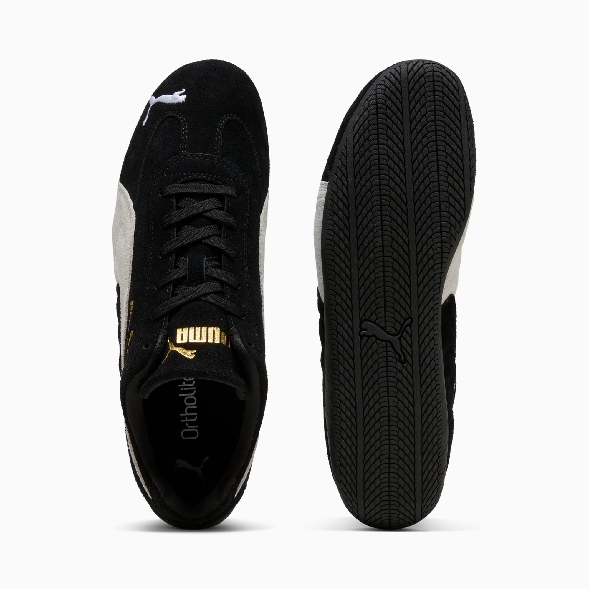 SUEDE SNEAKERS (BLACK)