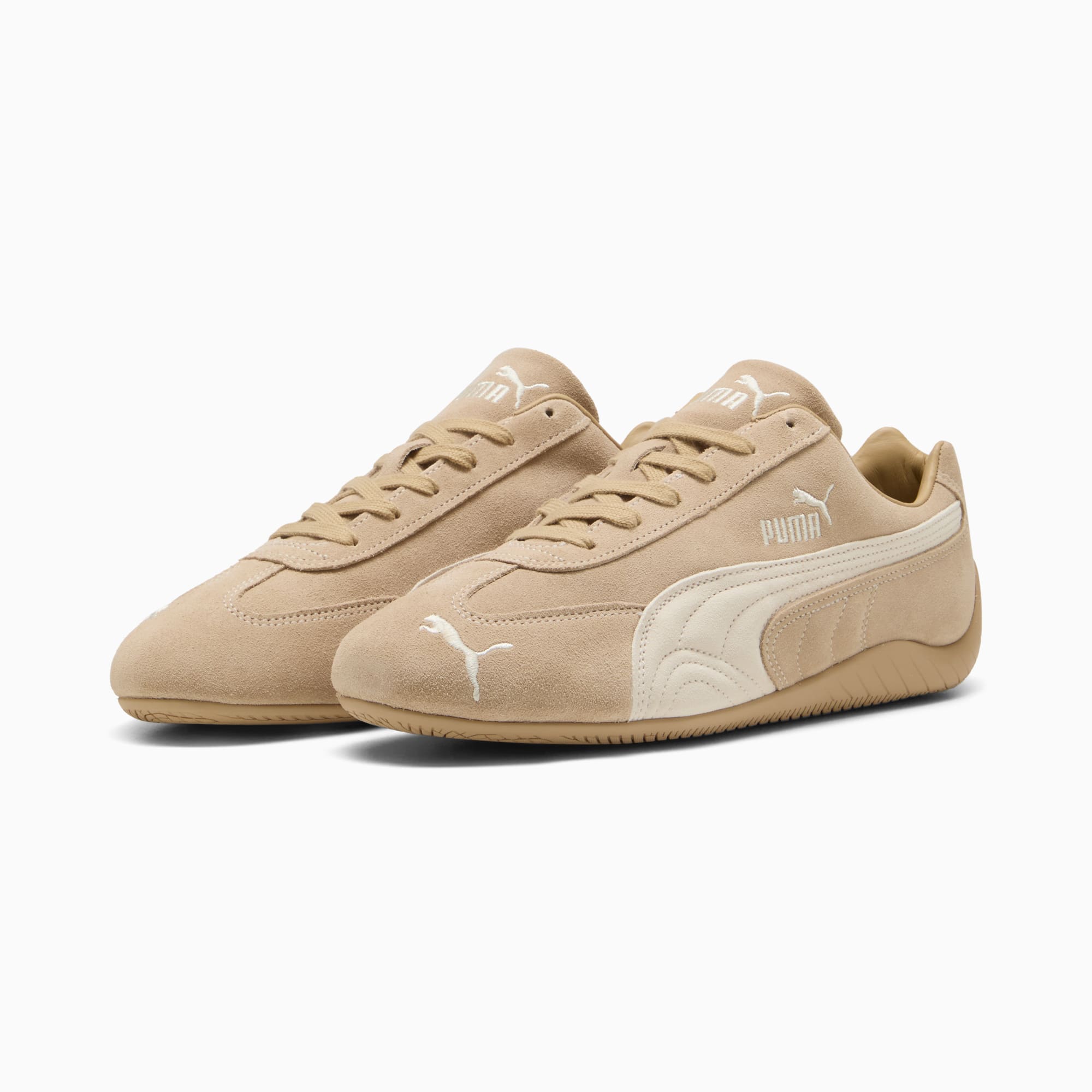 SUEDE SNEAKERS (PRAIRIE TAN-FROSTED IVORY)