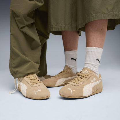 SUEDE SNEAKERS (PRAIRIE TAN-FROSTED IVORY)