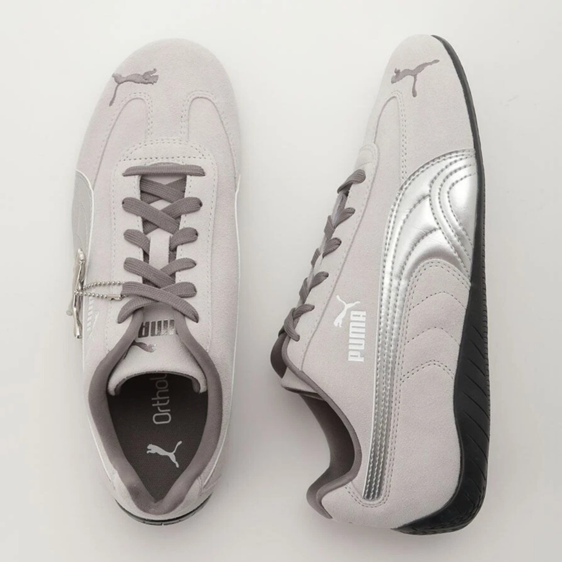 SUEDE SNEAKERS (NUANCE GREY)