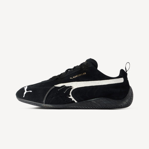 SUEDE SNEAKERS (BLACK/WHITE)