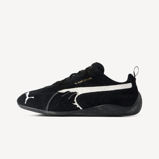 SUEDE SNEAKERS (BLACK/WHITE)