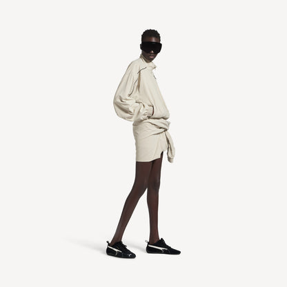 SUEDE SNEAKERS (BLACK/WHITE)