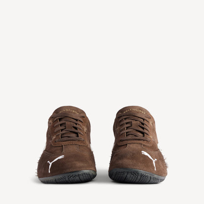 SUEDE SNEAKERS (BROWN/WHITE/BLACK)