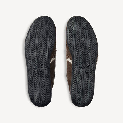 SUEDE SNEAKERS (BROWN/WHITE/BLACK)