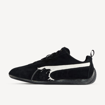 SUEDE SNEAKERS (BLACK/WHITE)