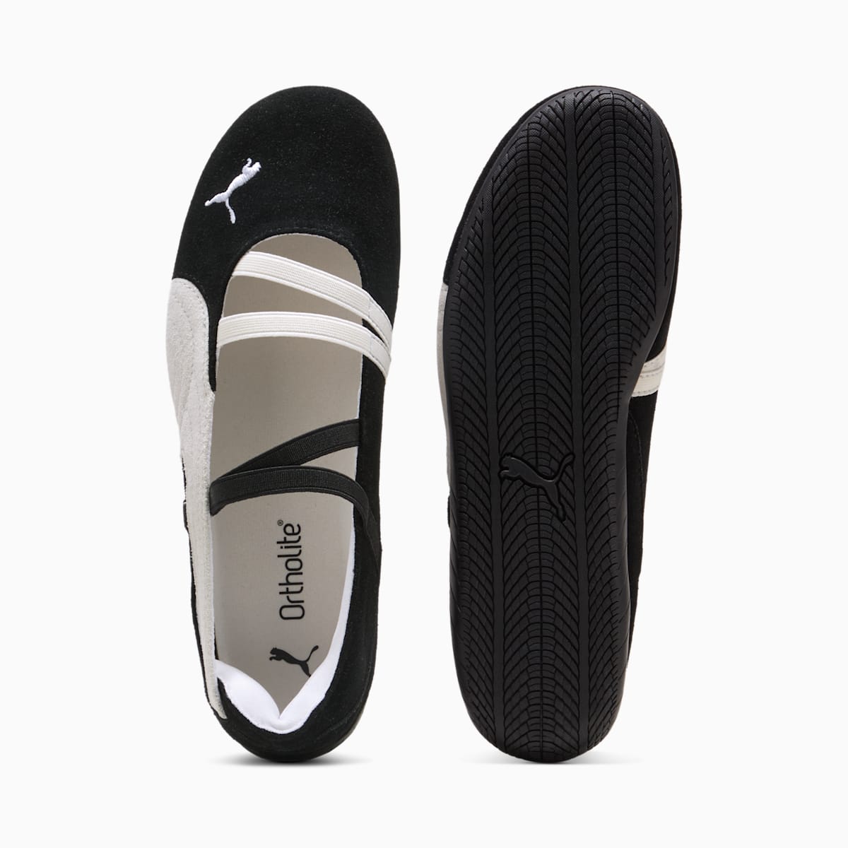SUEDE BALLET (BLACK)
