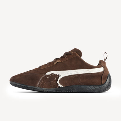 SUEDE SNEAKERS (BROWN/WHITE/BLACK)