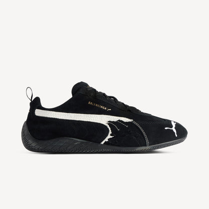 SUEDE SNEAKERS (BLACK/WHITE)