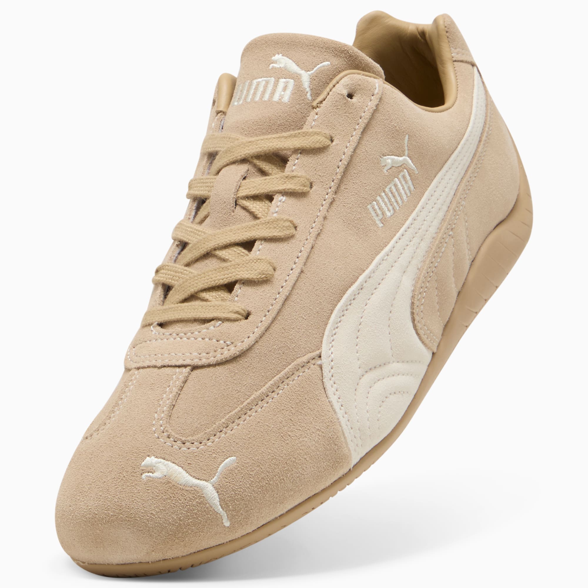 SUEDE SNEAKERS (PRAIRIE TAN-FROSTED IVORY)